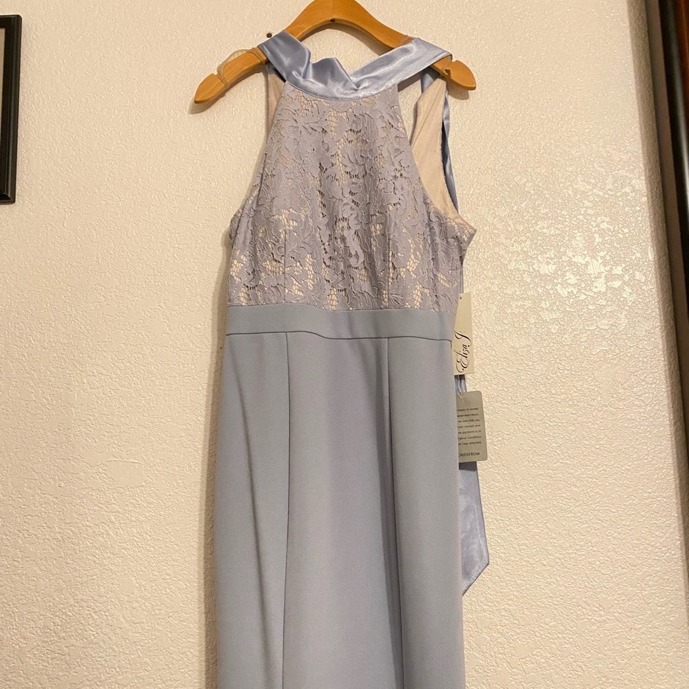 Eliza J baby blue gown